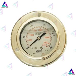 مانومتر دراک صفحه 60 میلیمتر روغنی دنده از پشت
