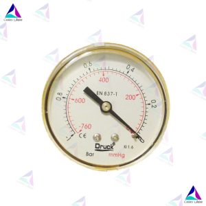 مانومتر دراک صفحه 60 میلیمتر خشک دنده از پشت