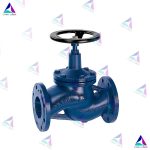 شیر کنترل جریان به همراه نشیمنگاه میوال PN 16 (flow valve with bellows MIVAL)