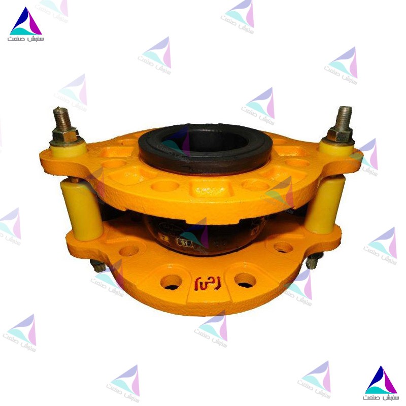 لرزه گیر لاستیکی قرمز ارتعاشات صنعتی ایران