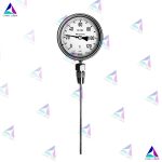 ترمومتر استنلس استیل تلسکوپی صفحه 100 میلیمتر دنباله 10 سانتیمتر